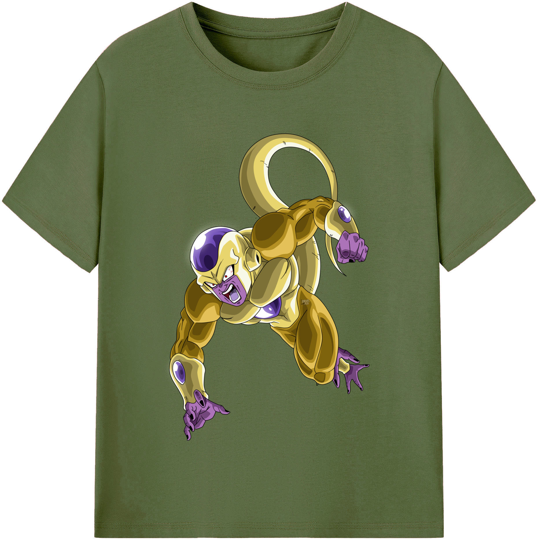 （画像用） ドラゴンボール フリーザ DRAGON BALL Frieza 綿100％半袖Tシャツ（フロントプリント）